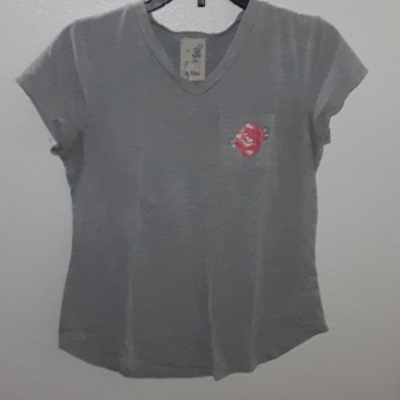 Think happy grey tee - Picture 1 of 2